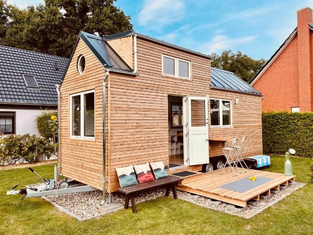 Tiny House Fleesensee Mit Eigenem Garten Und Nur Wenige Meter Vom Seeufer Göhren-Lebbin Εξωτερικό φωτογραφία