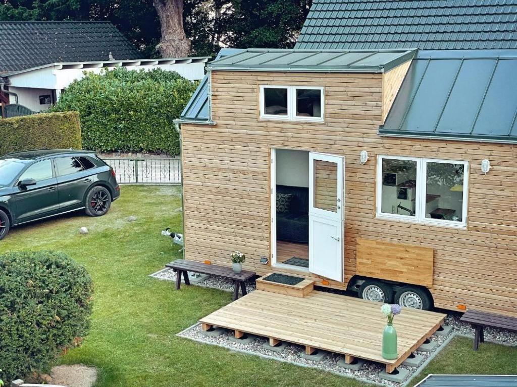 Tiny House Fleesensee Mit Eigenem Garten Und Nur Wenige Meter Vom Seeufer Göhren-Lebbin Εξωτερικό φωτογραφία