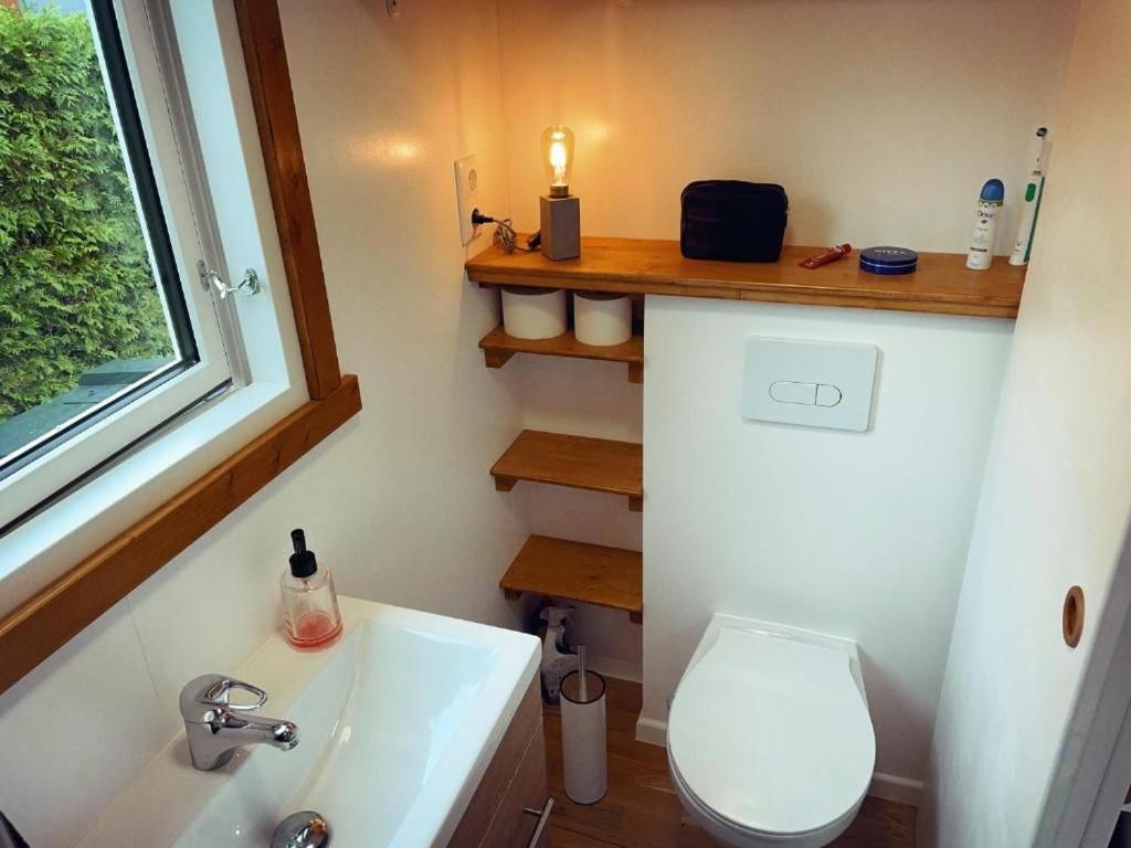 Tiny House Fleesensee Mit Eigenem Garten Und Nur Wenige Meter Vom Seeufer Göhren-Lebbin Εξωτερικό φωτογραφία